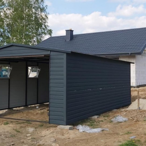 Farebné moderné garáže
